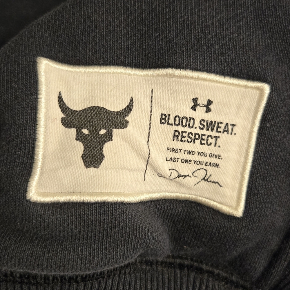 Under Armour X Project Rock Mens Hoodie